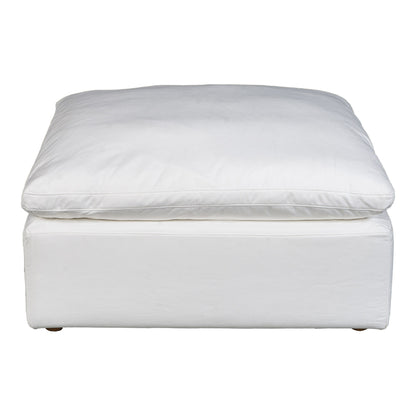 Terra - Livesmart Fabric Condo Ottoman - Cream