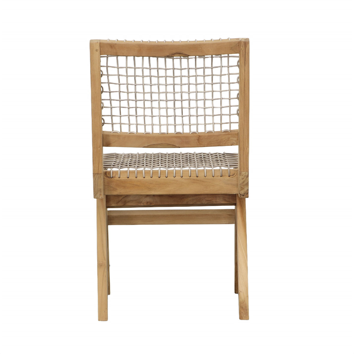 Margit - Outdoor Dining Chair - Natural With Taupe