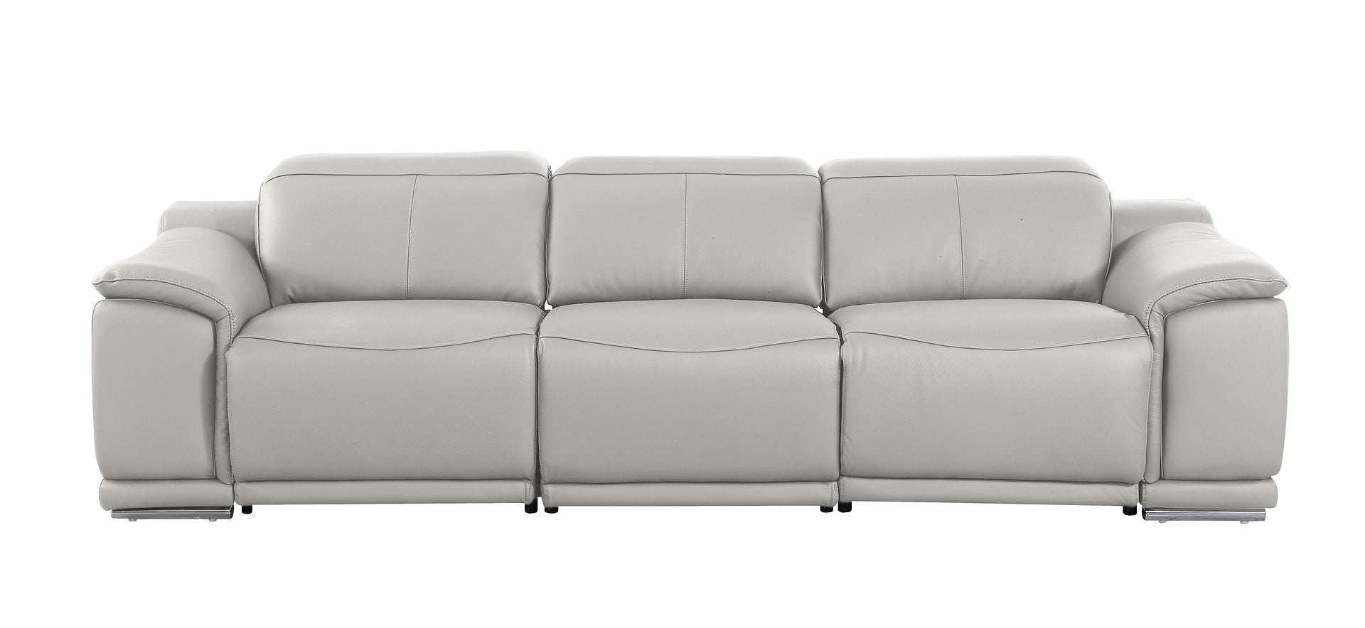 9762 - 5-Piece Modular Power Reclining Sofa And Loveseat Set With 5 Power Recliners In