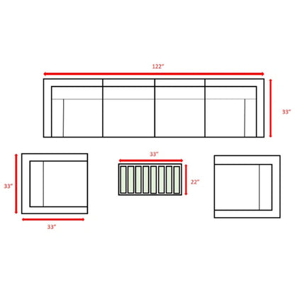 Stylish Sofa Seating Group With Cushions Perfect For Outdoor Gatherings