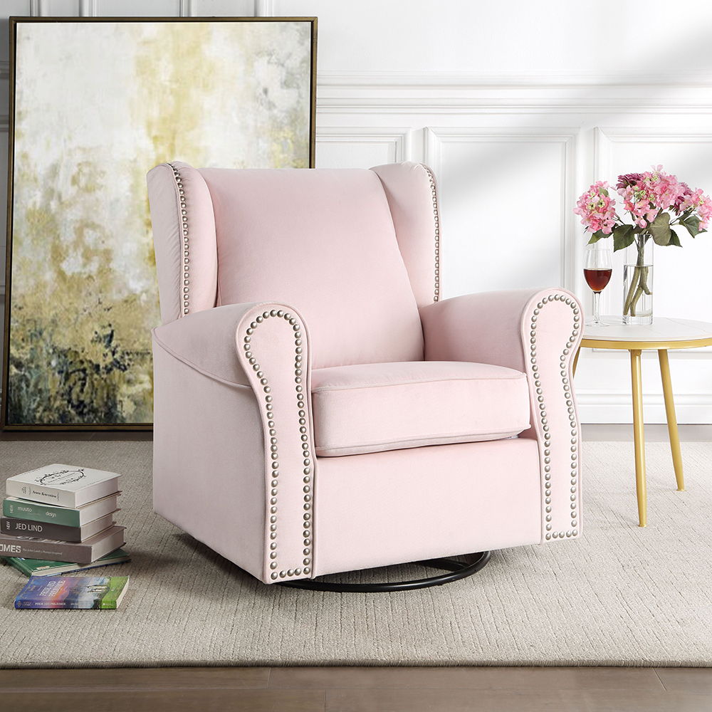 Tamaki Swivel Chair With Glider - Thumbnail 2