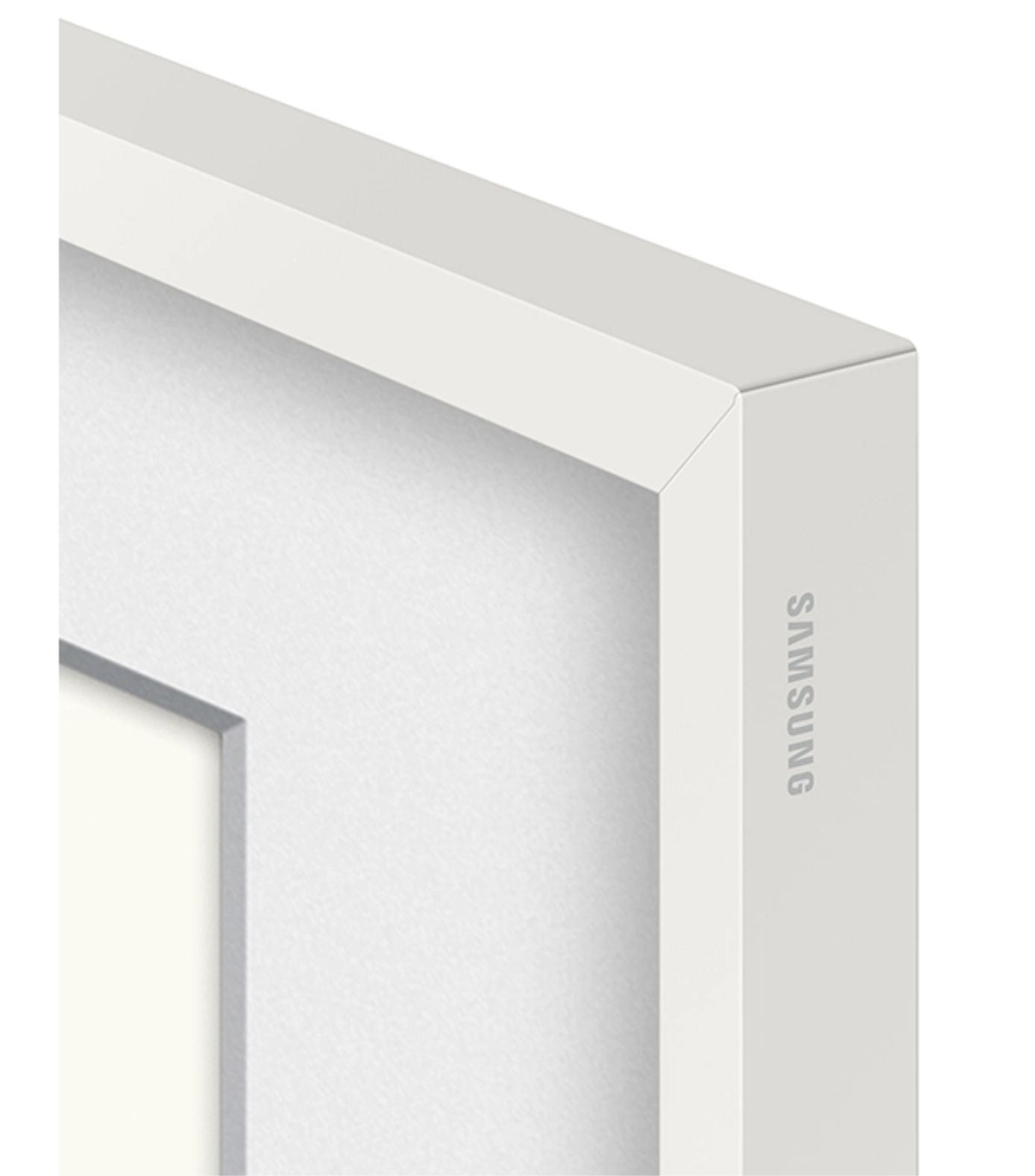 Samsung - 43" 2021 The Frame Bezel (Modern) - White