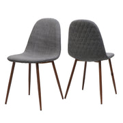 Elegant Dining Chair Set With Fabric