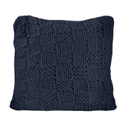 Chess Knit - Euro Pillow - Navy
