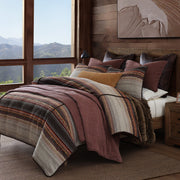 Estes - Full Chenille Comforter Set (Set of 3) - Copper