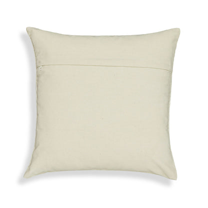Aztec - 20" Square Accent Cushion Cover - Cream / Indigo