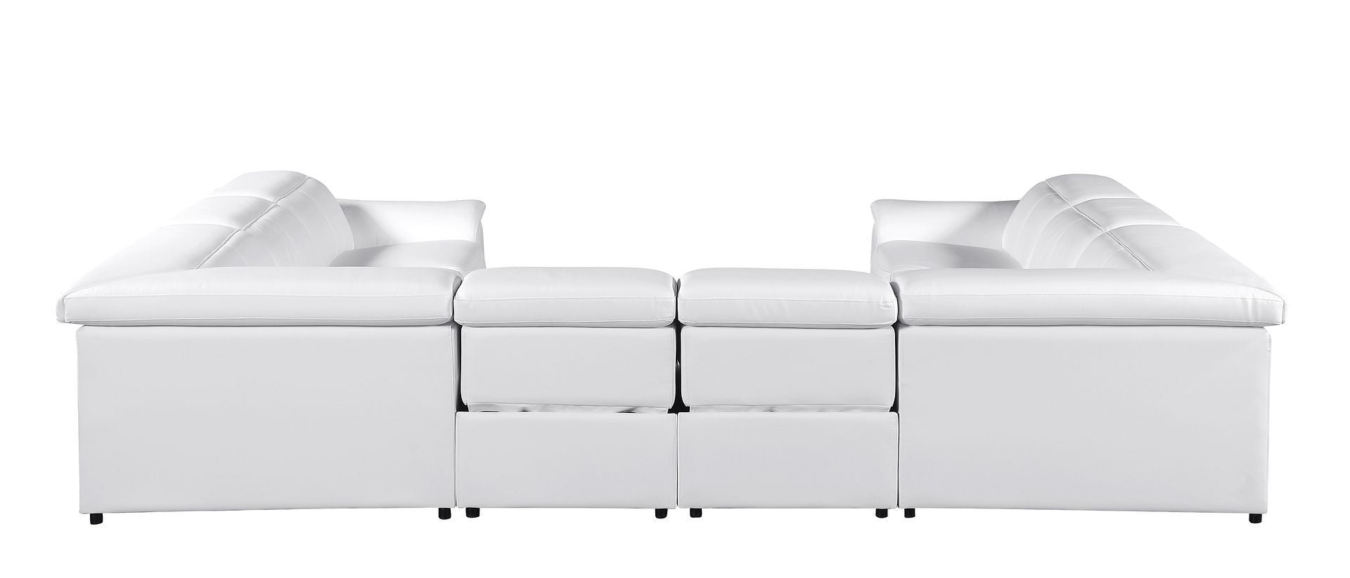 9762 - 8-Piece U-Shaped Sectional Sofa With 4 Power Recliners