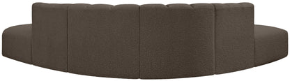 Arc - Boucle Fabric 6 Piece Corner Modular Sofa