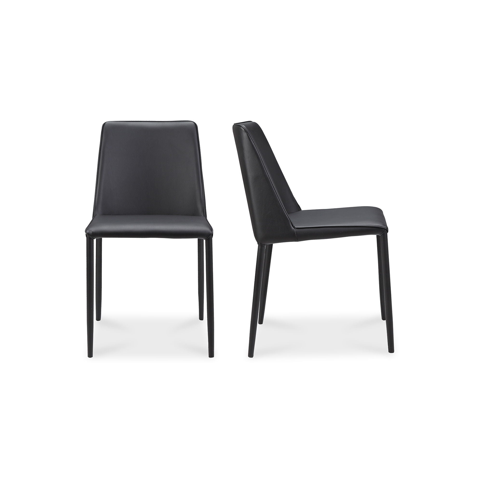 Nora Vegan Leather Dining Chair - Thumbnail 3