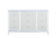 Alina - Dresser With LED - White