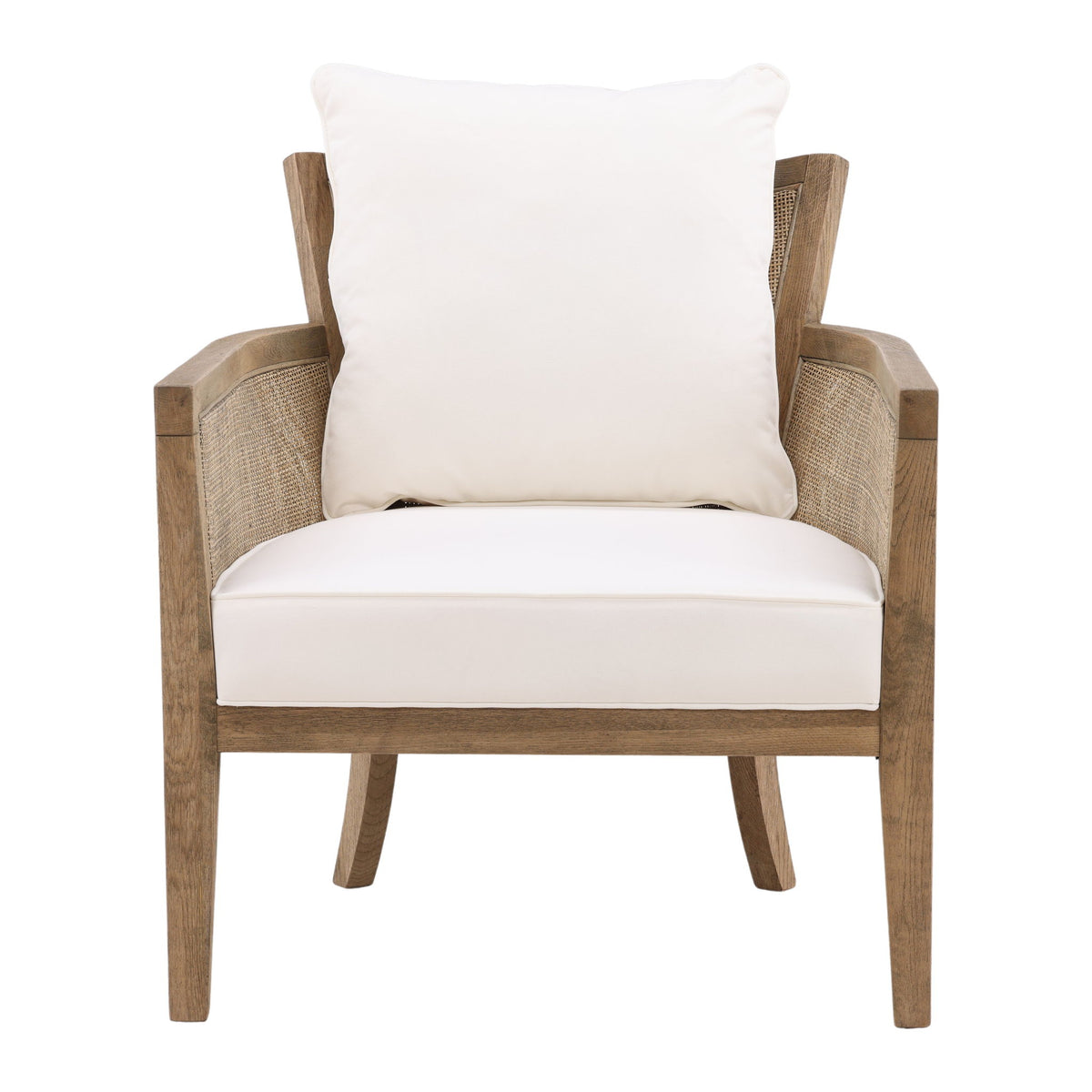 Lily - Occasional Chair - Natural And Off White