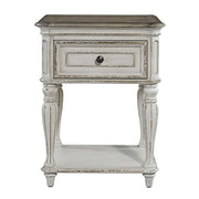 Magnolia Manor - Leg Nightstand - Antique White