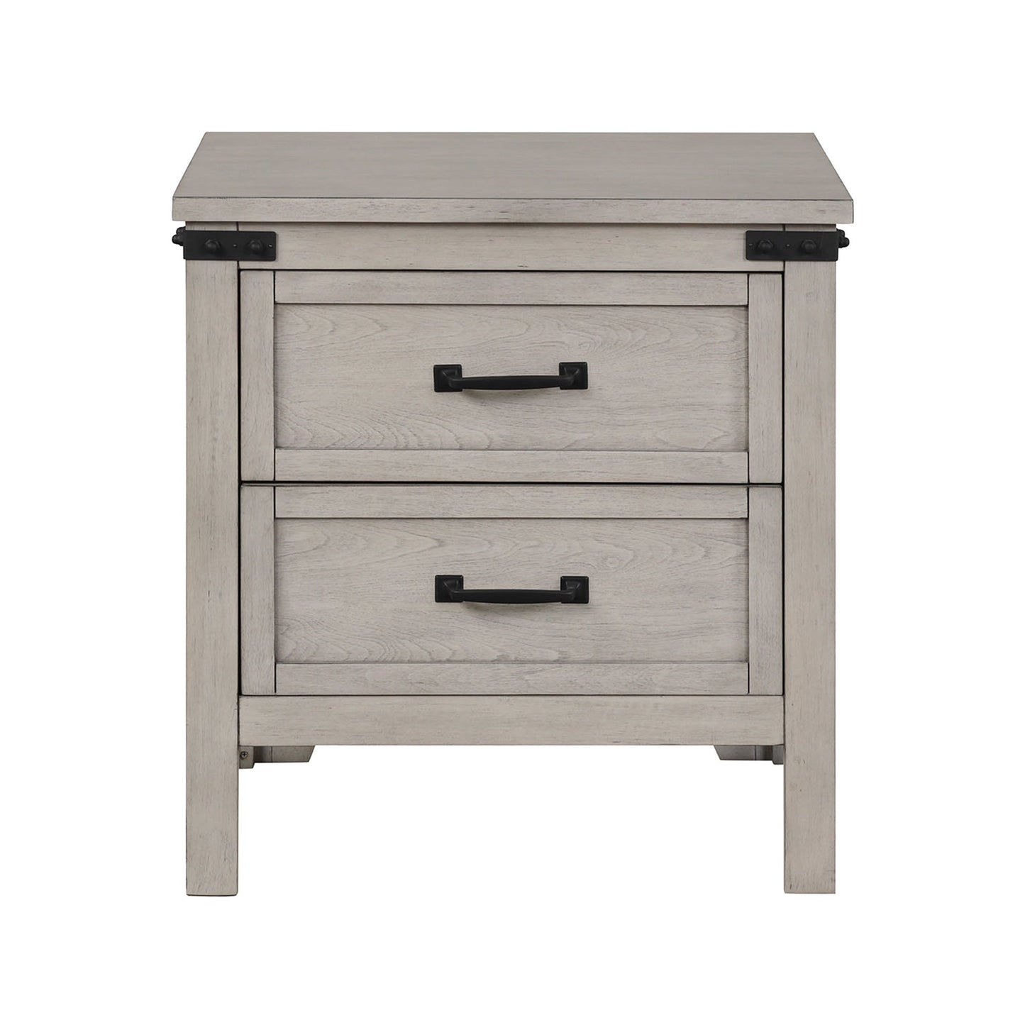 Alexandria - Nightstand, Mountain Mist Finish - Gray