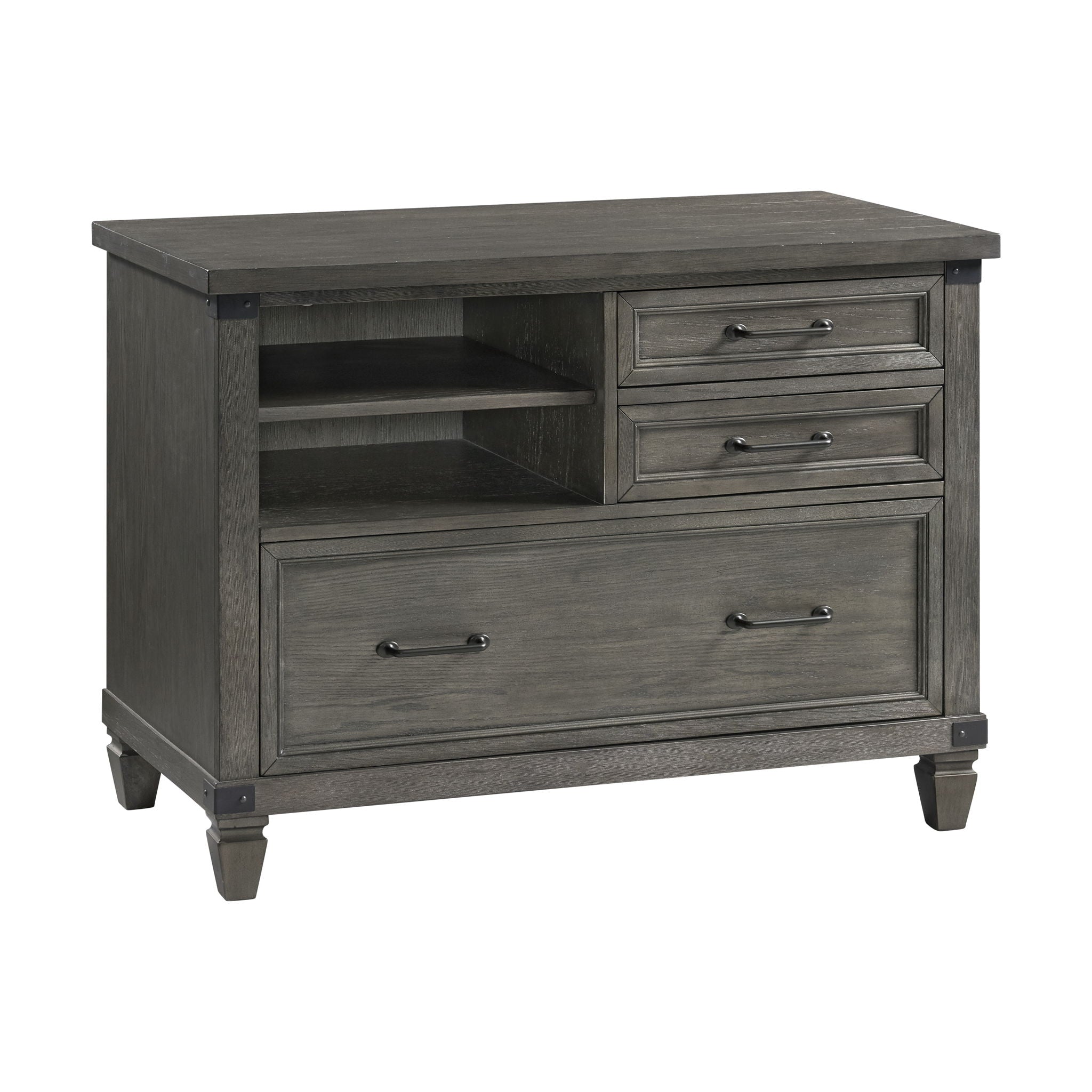Foundry - Lateral File Cabinet - Brushed Pewter