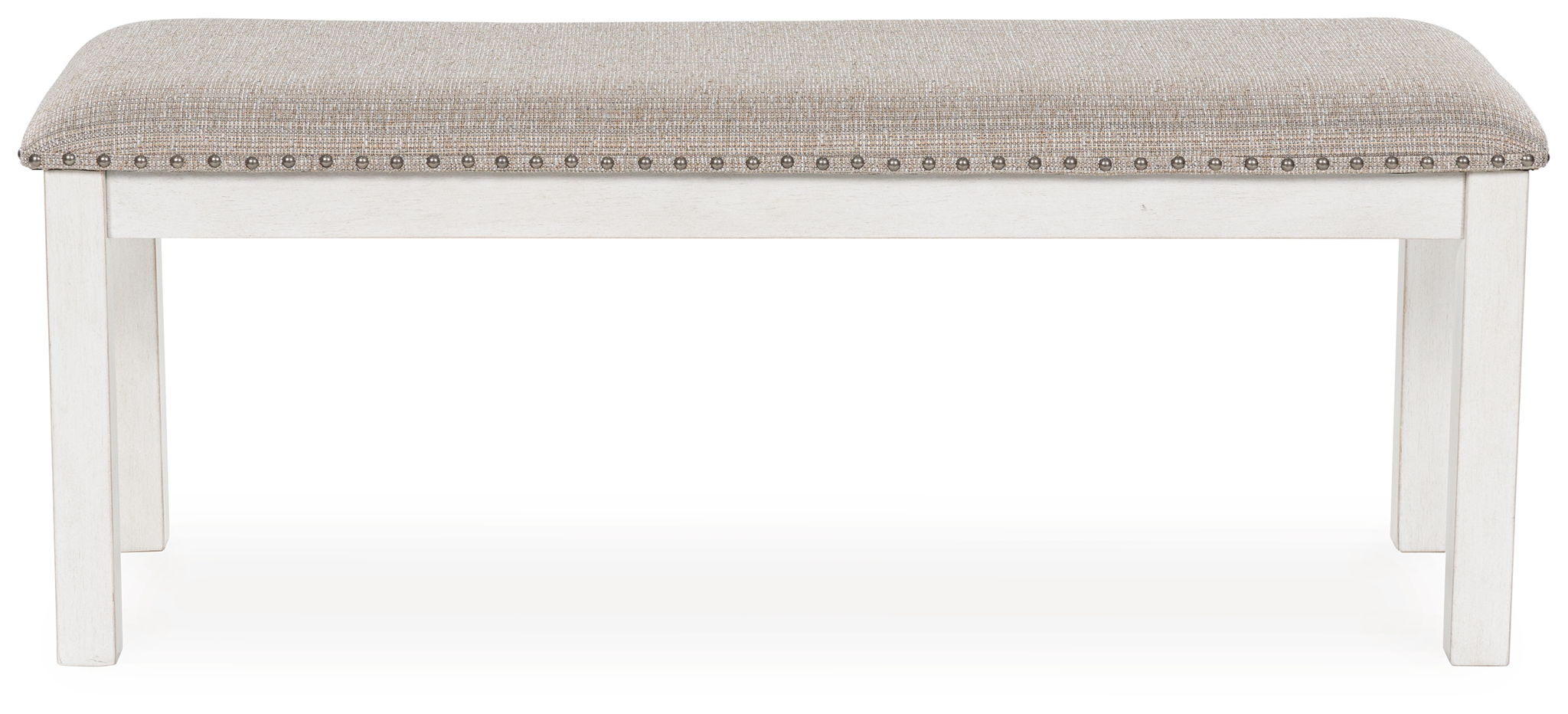 Robbinsdale - Large Upholstered Dining Room Bench - Antique White