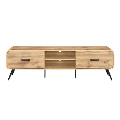 Rowan - 71" Low Profile TV Console - Natural