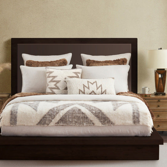 Maguey - Handwoven Oblong Pillow - Natural / Tan