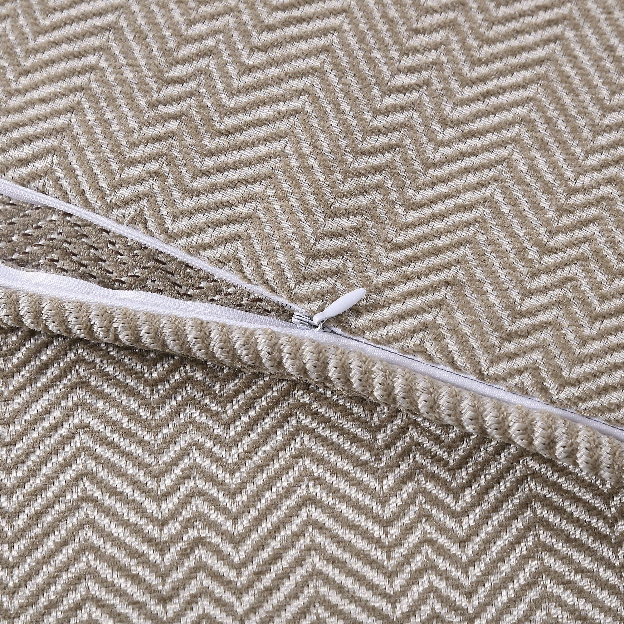 Chenille Herringbone - Euro Sham - Sand