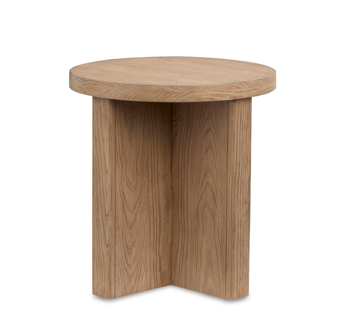 Hayden - Round End Table - Golden Oat