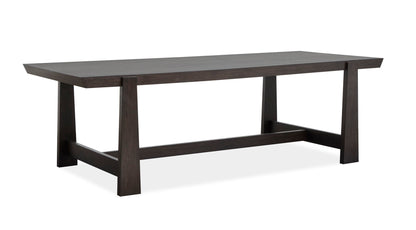 Tauren - Trestle Dining Table - Coffee Bean