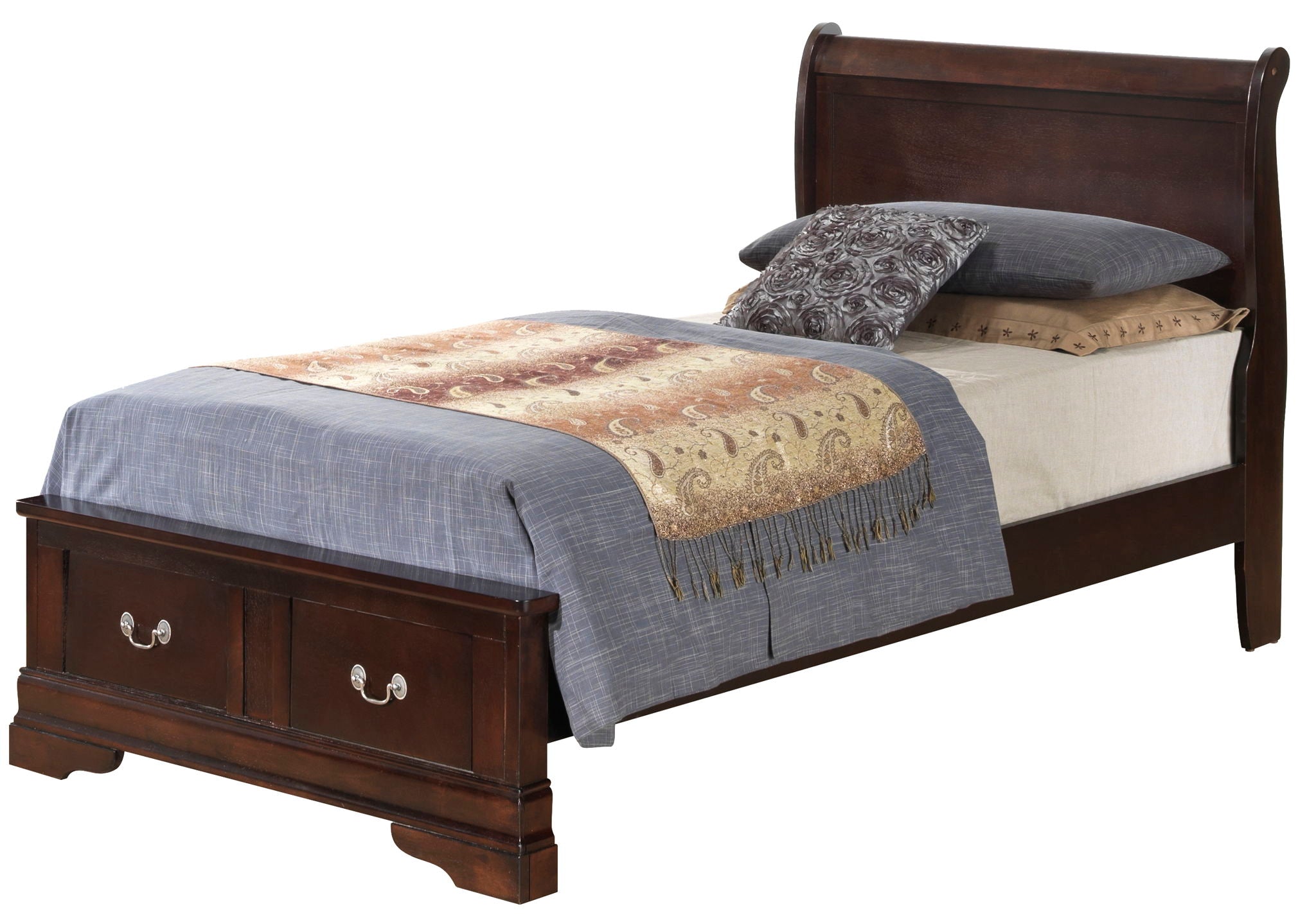 Glory Furniture - Louis Phillipe - Storage Bed