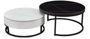 B038 - Coffee Table - White / Black