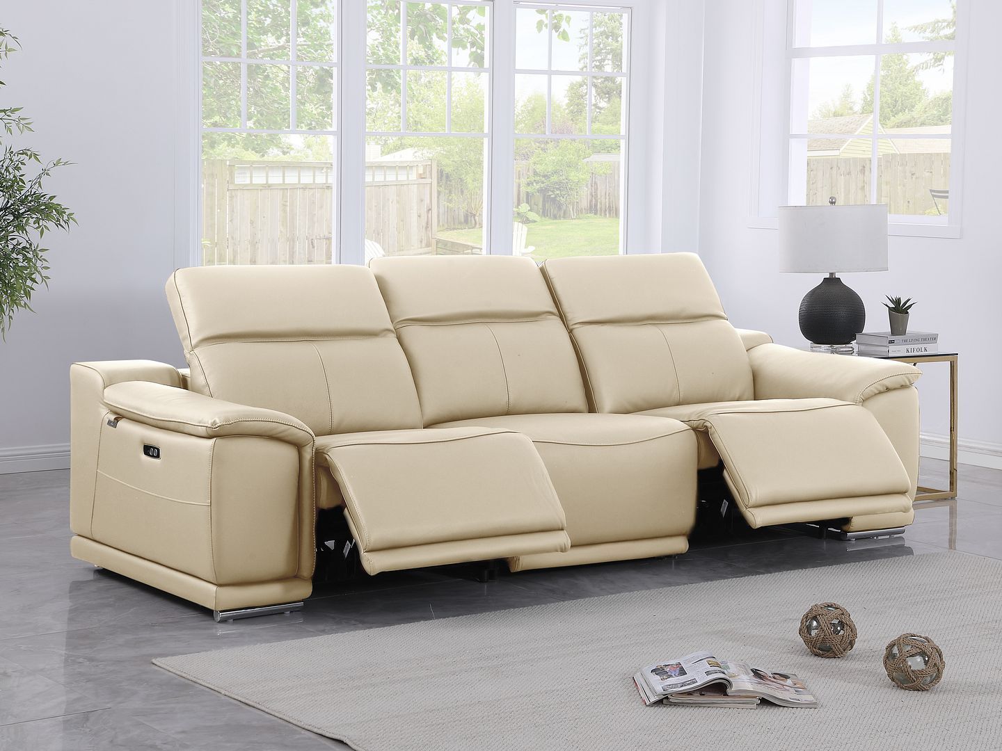 9762 - 3-Piece Modular Power Reclining Sofa With 2 Power Recliners In