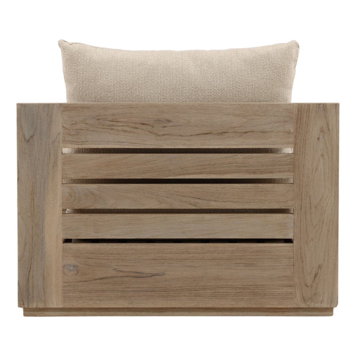 Lucrecia - Outdoor Sofa Chair - Sand And Natural