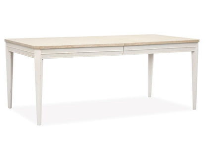 Echo Isles - Extendable Rectangular Dining Table - Sea Pearl And Driftwood