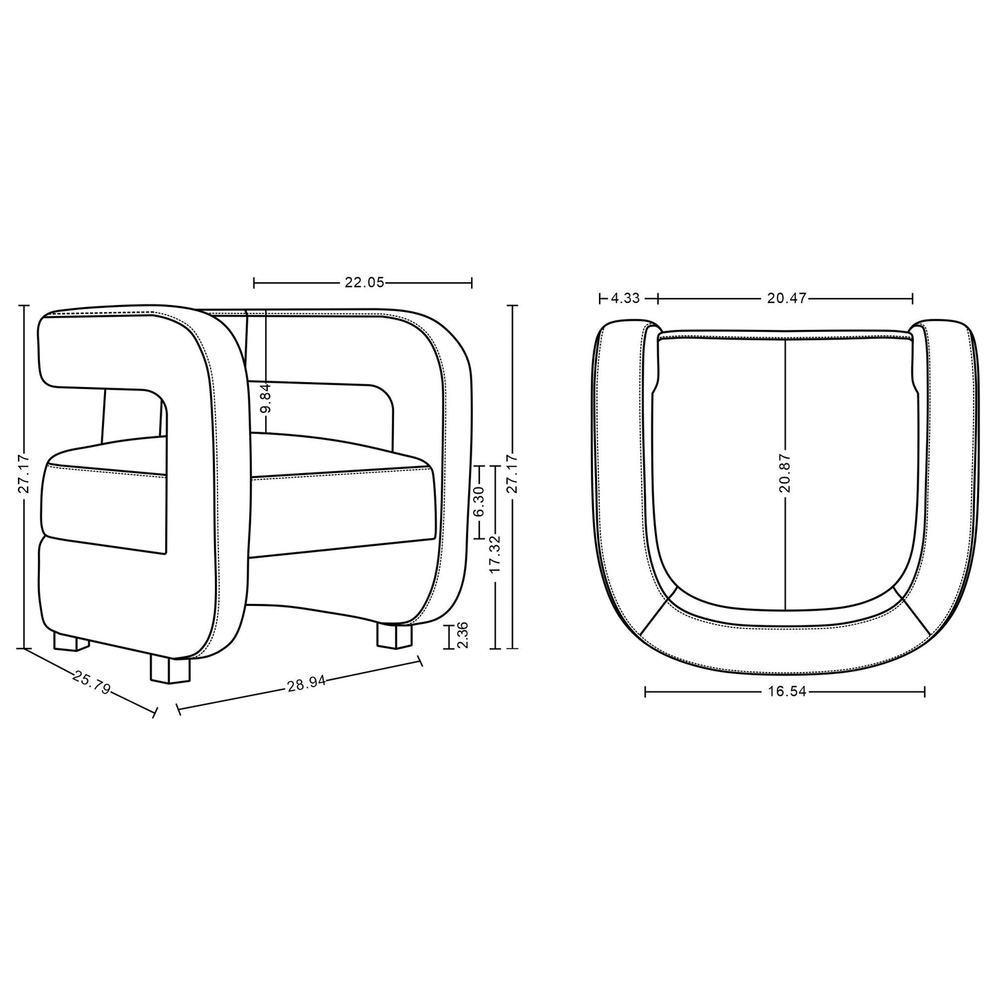 Amirah - Lounge Chair
