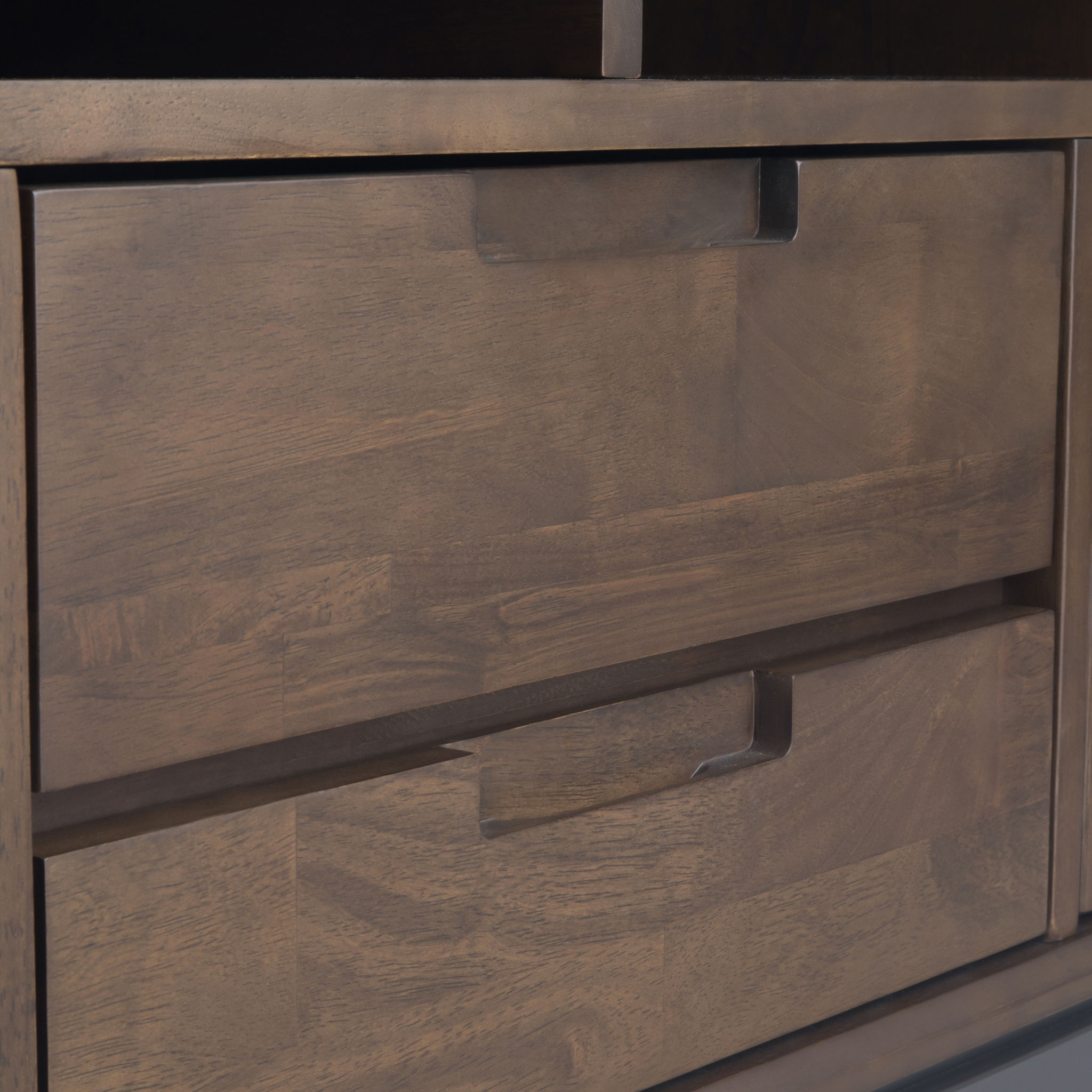 Banting - Wide TV Stand - Walnut Brown