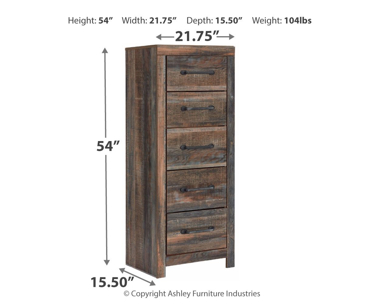 Drystan - Narrow Chest - Brown / Beige