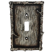 Birch Twig Switch Plate - 5" x 3.5" Birch Twig Single Wall Switch Plate  - Multi