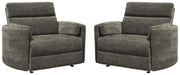 Radius Xl - Extra Wide Power Glider Recliner (Set of 2)