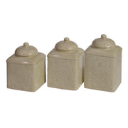 Savannah - Canister Set (Set of 3) - Taupe