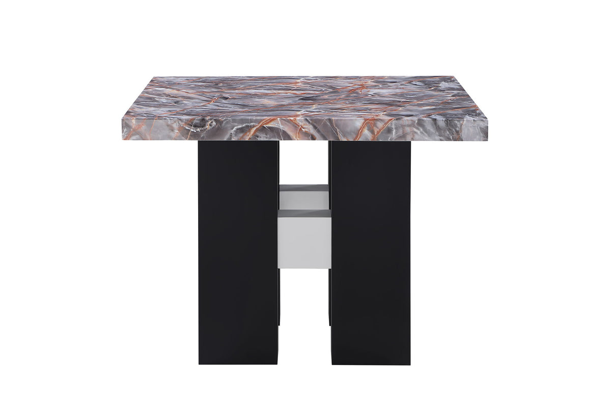 D04 - Bar Table - Lava / Black