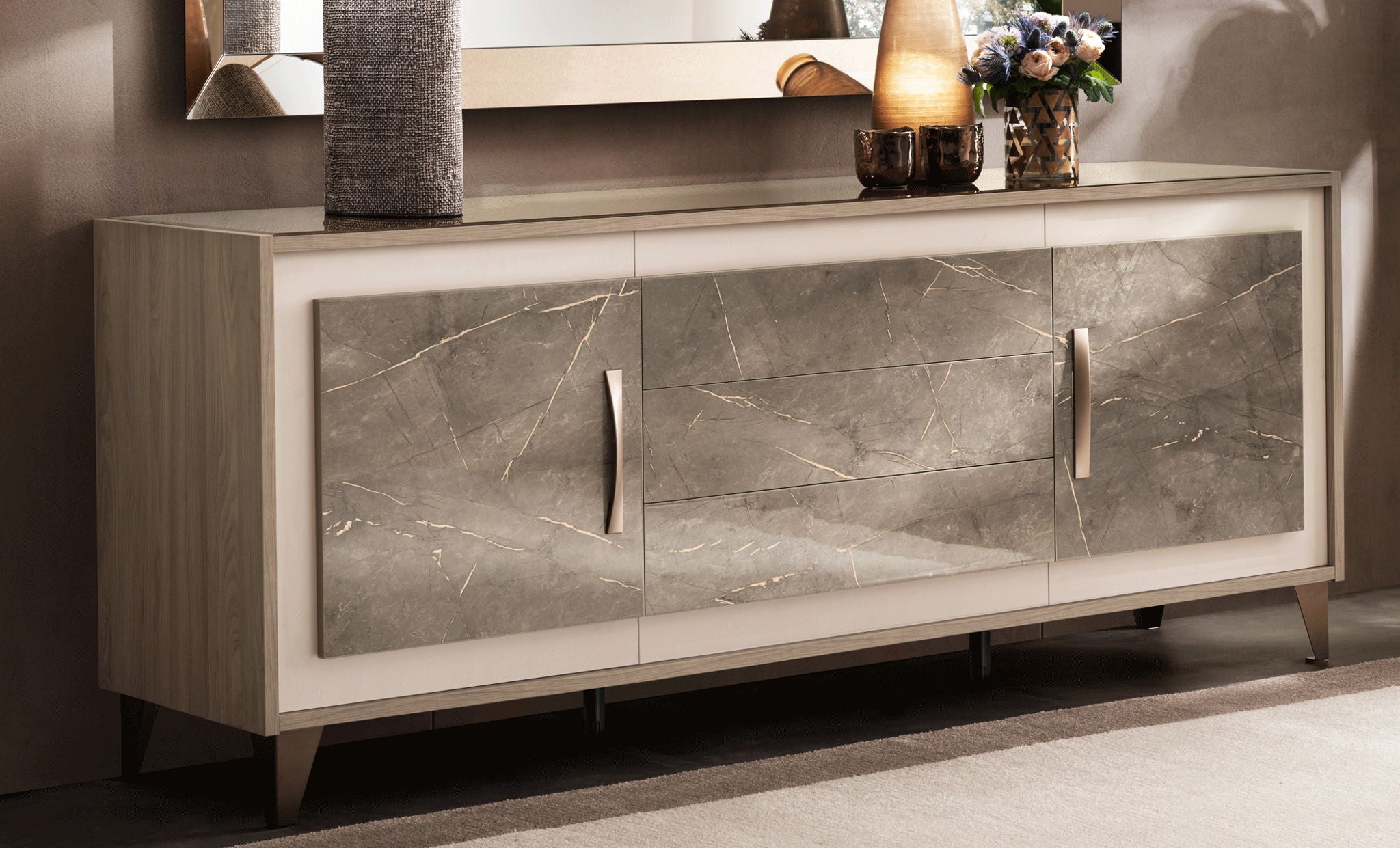 ArredoAmbra - Large Buffet - Light Brown