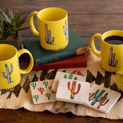 Saguaro Cactus - Cactus Mug & Coaster Set (Set of 8) - Multi Color