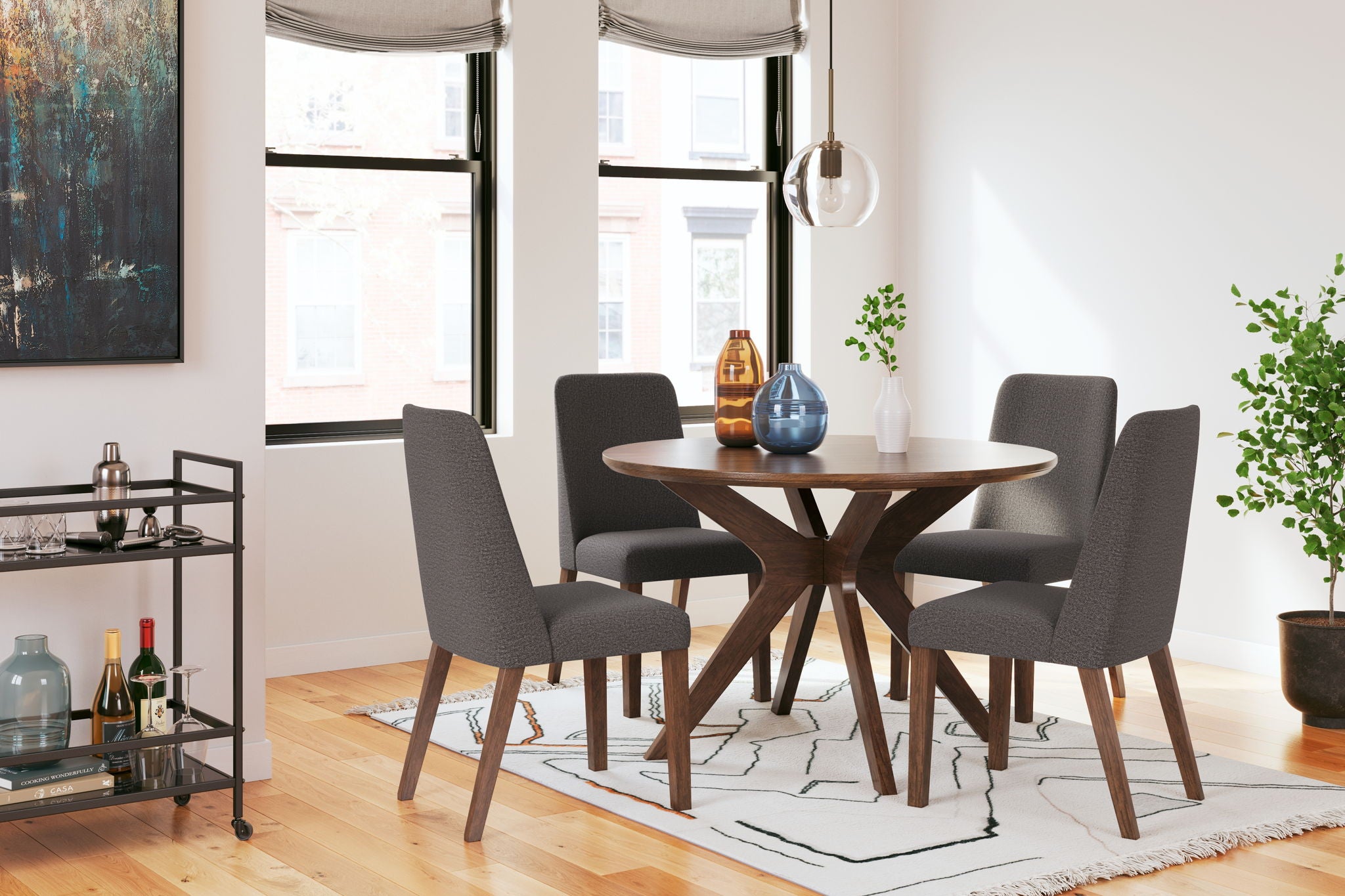Lyncott Dining Room Table Set - Thumbnail 2