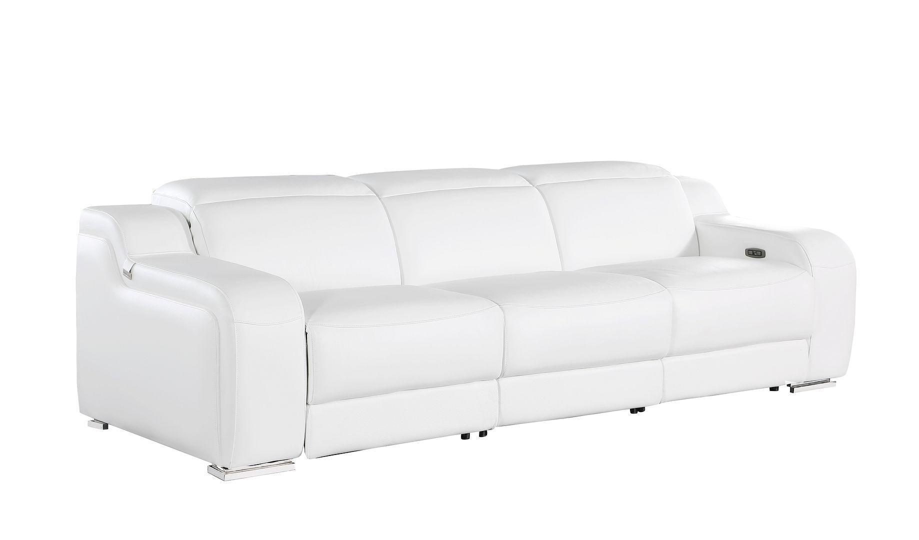 1116 - 6-Piece Modular Power Reclining Sofa And Console Loveseat Set In With 5 Power Recliners & Power Headrests
