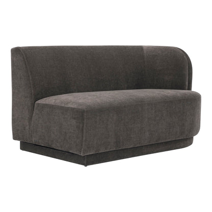 Yoon - Right 2 Seat Sofa - Dark Gray
