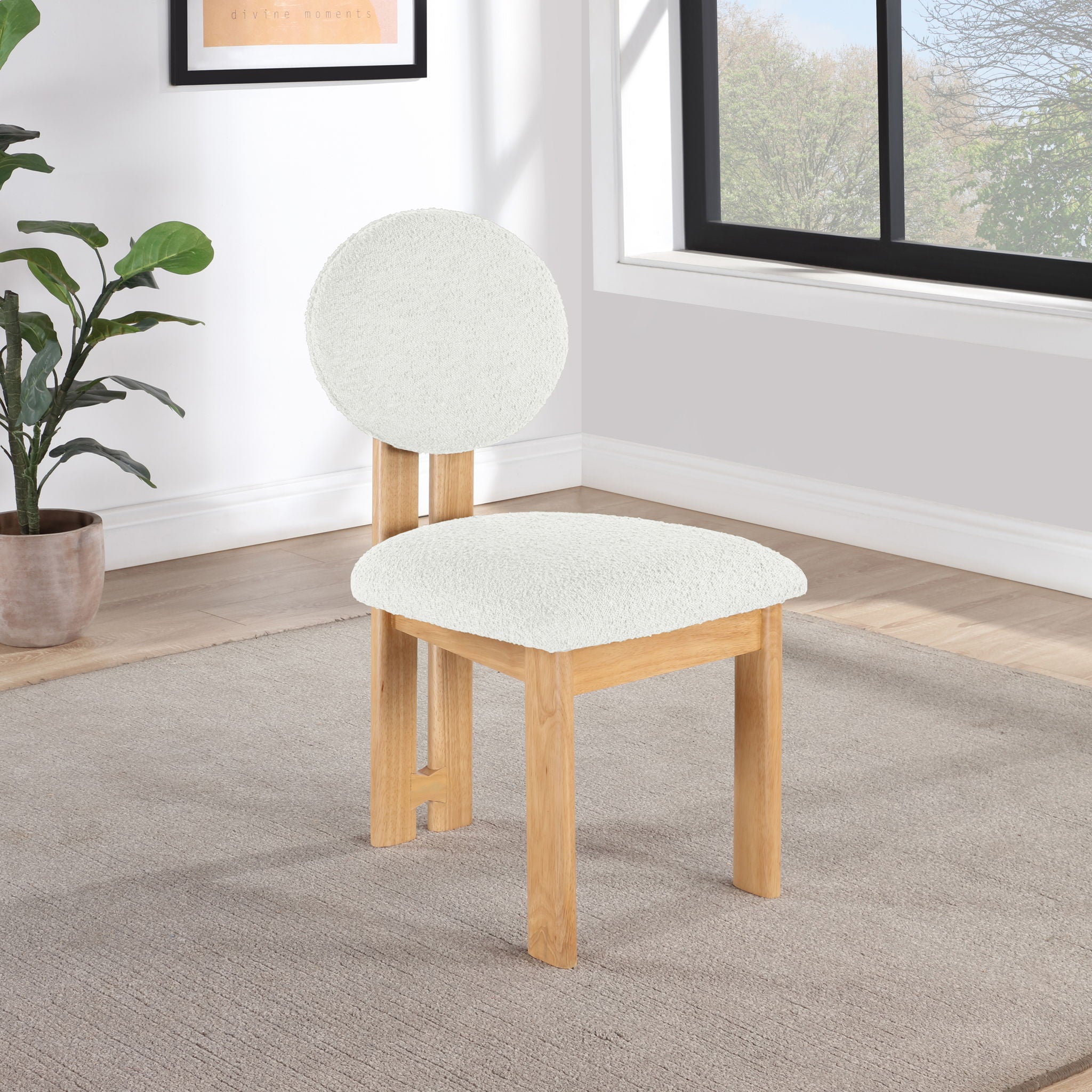 Napa - Dining Chair With Natural Legs (Set of 2)