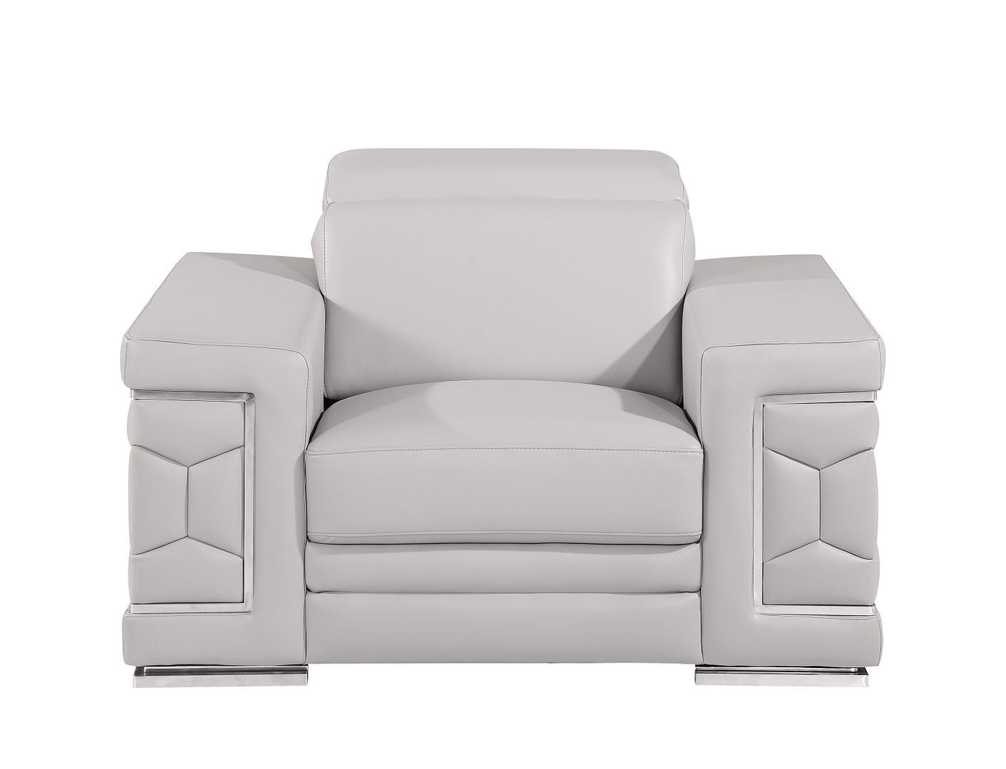 296 - Genuine Leather Chair