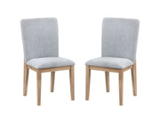 Caspian - And Oak Finish Dining Chair (Set of 2) - Gray