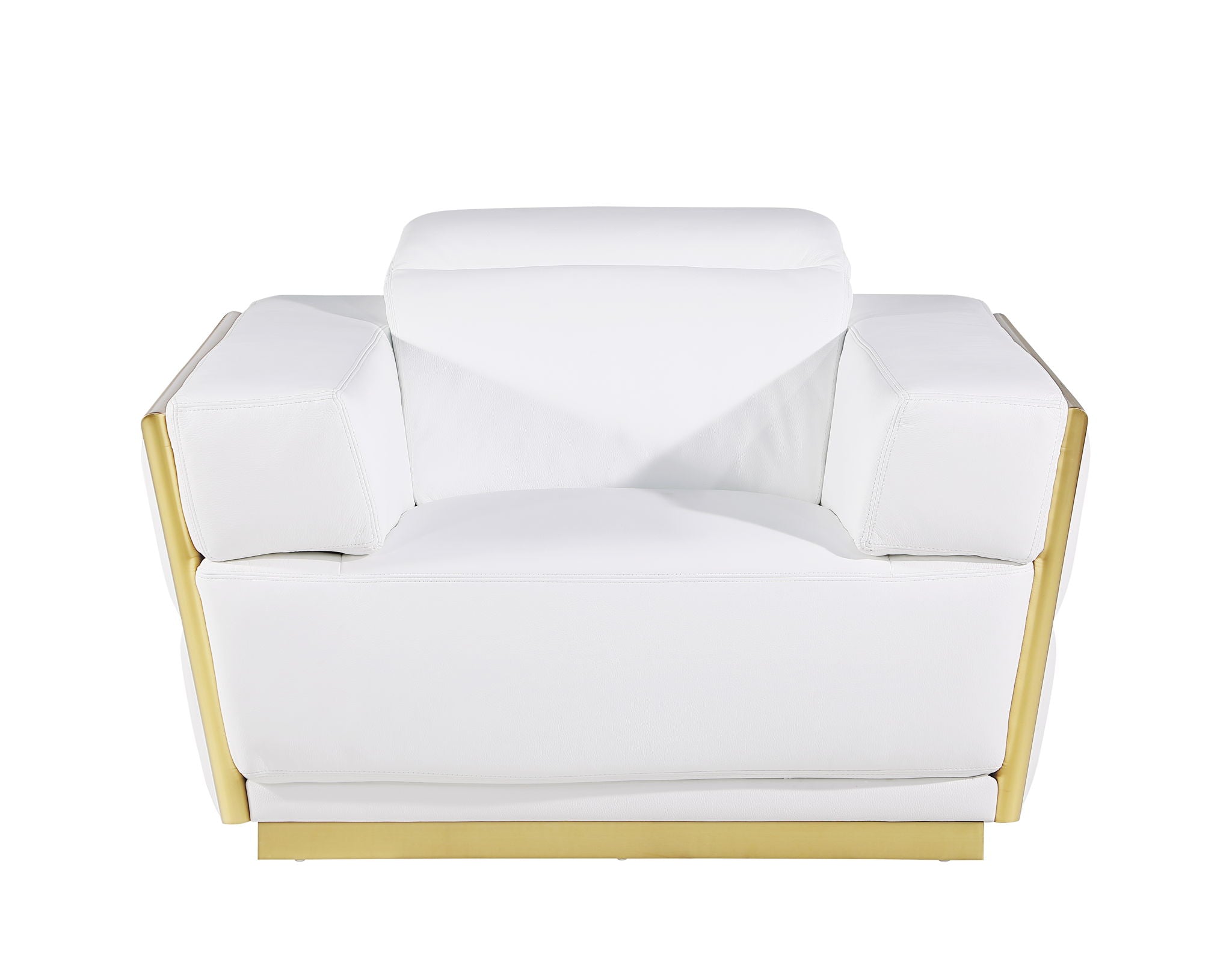 1111 - Leather Chair - Beige