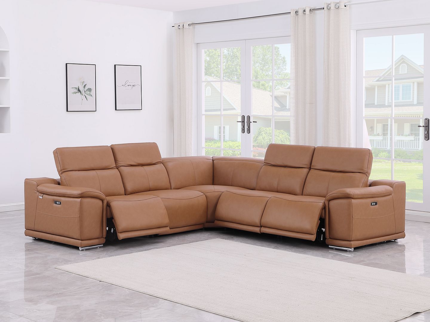 9762 -L-Shaped Sectional Sofa