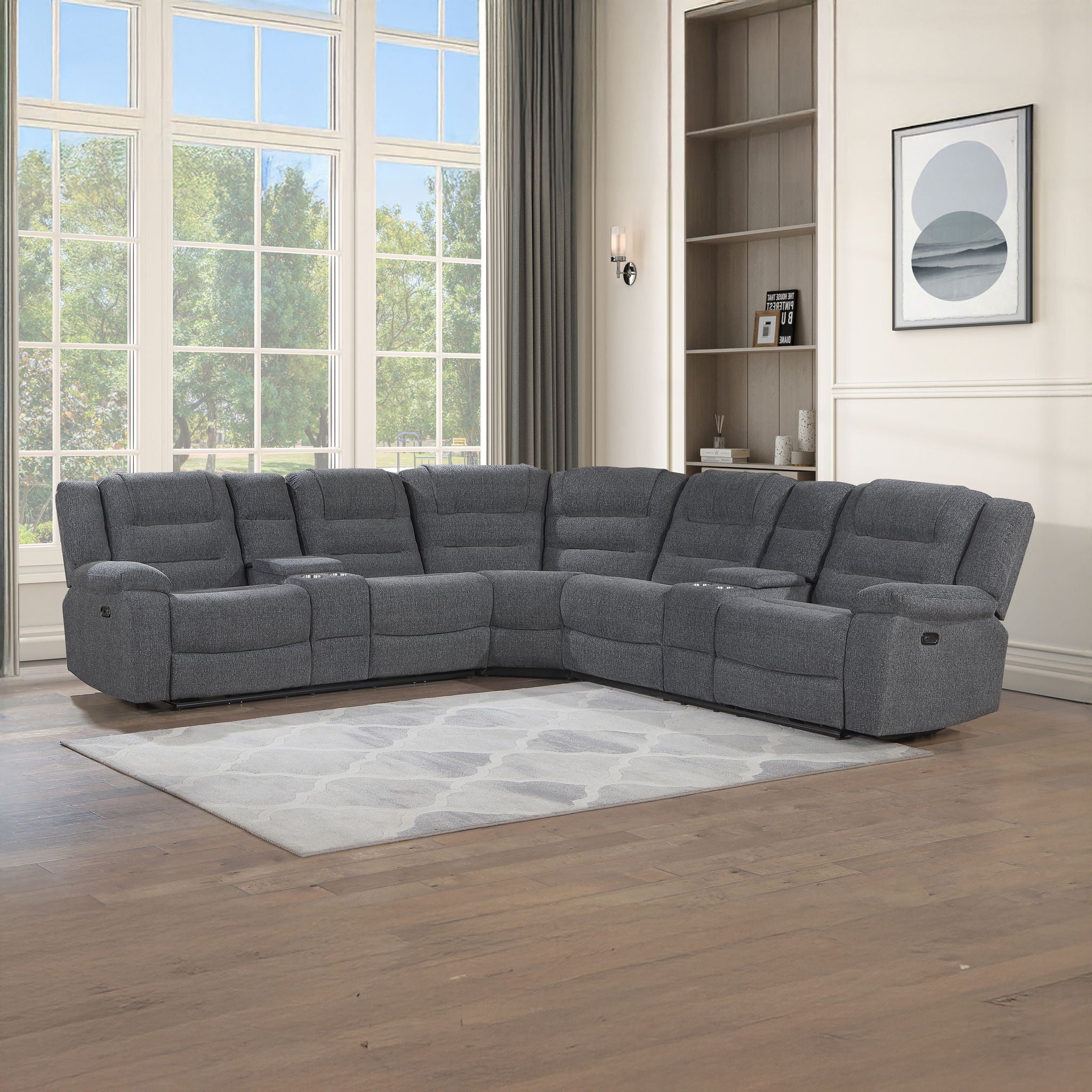 Redondo Power 3 Piece Sectional - Thumbnail 2