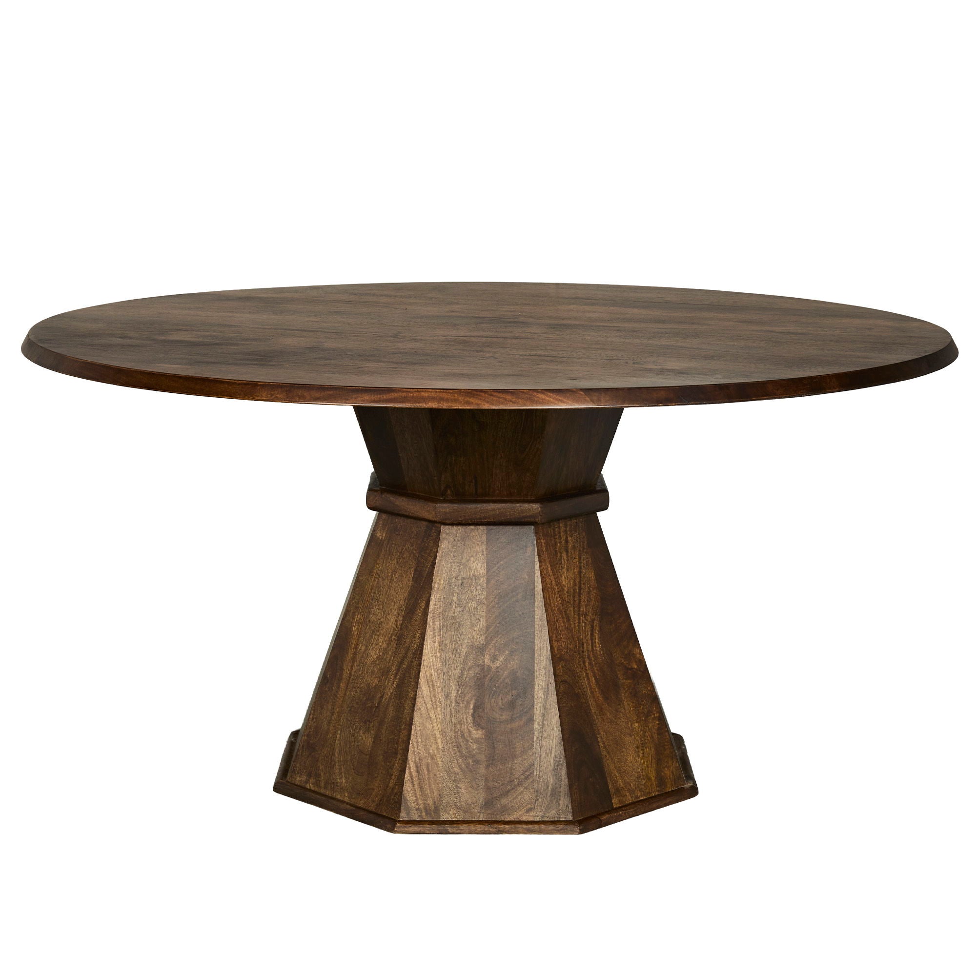 Portico - Dining 60" Round Table - Warm Brown