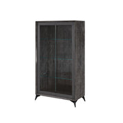 Krystal - 2 Door Vitrine - Black