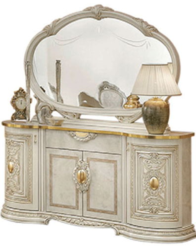 Leonardo - 4-Door Buffet - Beige